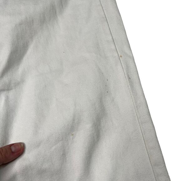 GUESS Vintage 80s High Waisted Tapered Leg Mom Jeans FLAW White Womens 31 - Picture 4 of 9